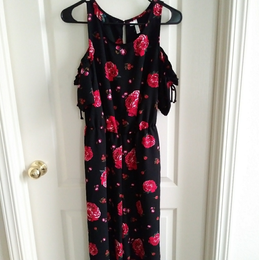 Red and Black Jumpsuit